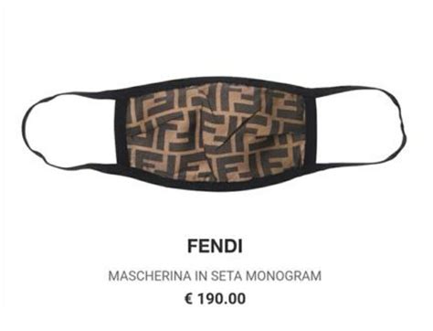 fendi mascherina in seta|Fendi online shopping.